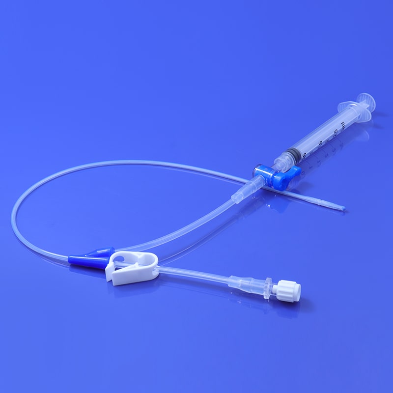 Latex-Free  and Flexible Silicone Hysterosalpingography HSG Catheter / HSG Balloon Catheter