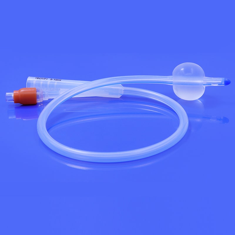 2-Way Foley Catheter, 100% Silicone, 6Fr-26Fr