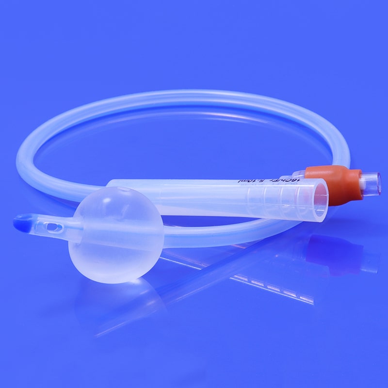 2-Way Foley Catheter, 100% Silicone, 6Fr-26Fr