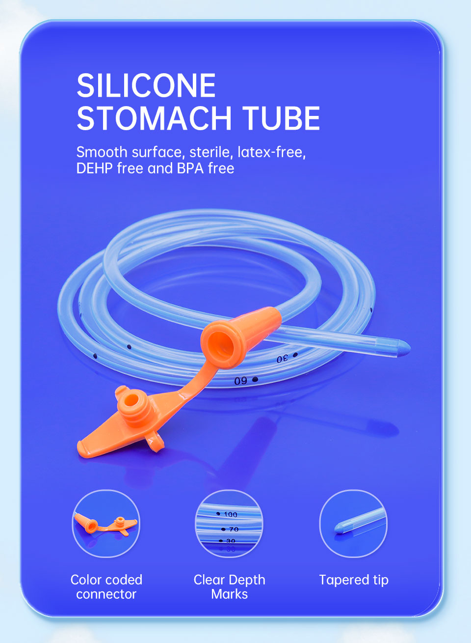 smooth surface, latex-free,dehp-free,bpa-free